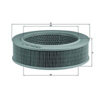Luftfilter Filtereinsatz MAHLE für GAZ GAZELLE Bus