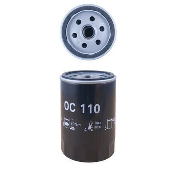 Ölfilter Anschraubfilter 76,2mm MAHLE für MERCEDES 124 Stufenheck (W124)