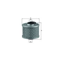 Fuel filter insert 65mm KNECHT for LAMBORGHINI ESPADA