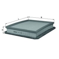 Luftfilter Keilrippenriemenscheibe 126mm MAHLE für...