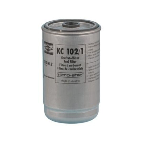 Screw-on fuel filter Ø 76.3 mm MAHLE suitable for e.g. MAN M90