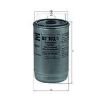 Screw-on fuel filter Ø 76.3 mm MAHLE suitable for e.g. MAN M90