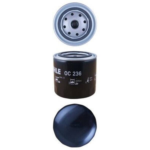 Ölfilter Anschraubfilter 93,3mm MAHLE für FORD SIERRA II (GBG/ GB4)