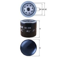Ölfilter Anschraubfilter 93,3mm MAHLE für FORD...