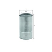 Air filter filter insert KNECHT for MAN