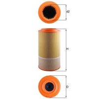 Luftfilter Filtereinsatz MAHLE für MAN
