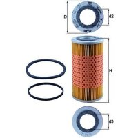 Oil filter filter insert 69.8mm KNECHT for AUSTIN METRO I...
