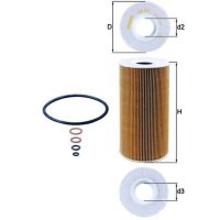 Ölfilter MAHLE für BMW 3