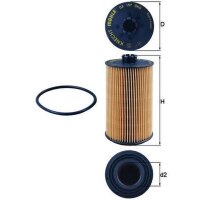 Ölfilter Filtereinsatz 83mm MAHLE für DEUTZ