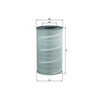 Luftfilter Filtereinsatz MAHLE für SCANIA