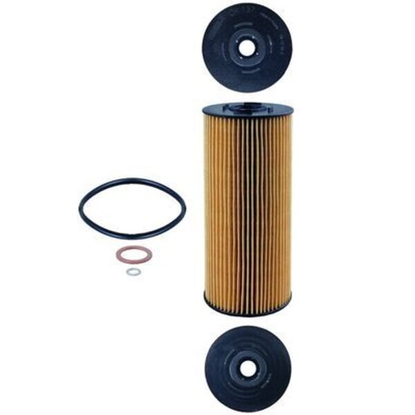 Cleaning oil filter insert Ø 83.5 mm MAHLE for MERCEDES-BENZ LK/LN2 and others