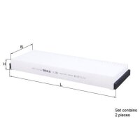 Innenraumfilter Partikelfilter MAHLE für AUDI A6 C6...