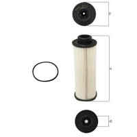 Kraftstofffilter-Einsatz reinigend Ø 77,7 mm MAHLE...