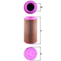 Luftfilter-Einsatz reinigend MAHLE passend für u.a. AVIA D-Line