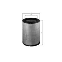 Luftfilter Filtereinsatz MAHLE für MACK VOLVO