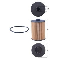Ölfilter Keilrippenriemenscheibe 110mm MAHLE...