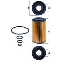 Ölfilter 115mm MAHLE für MERCEDES C-KLASSE