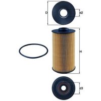 Ölfilter Partikelfilter MAHLE für ALPINA B3