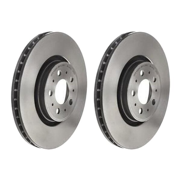2 brake discs ventilated Ø 320 mm 28 mm BREMBO for VOLVO S60 and others