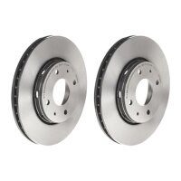 2 brake discs ventilated Ø 281 mm 24 mm BREMBO for...
