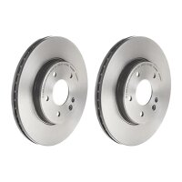 2 brake discs ventilated Ø 284 mm 22 mm BREMBO for...