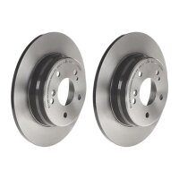 2 brake discs full Ø 278 mm 9 mm BREMBO for...