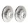 2 brake discs ventilated Ø 276 mm 22 mm BREMBO for MERCEDES-BENZ VITO and others