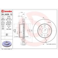 Brake disc front 300mm BREMBO for CITROEN JUMPER II Bus