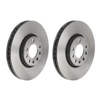 2 brake discs ventilated Ø 302 mm 28 mm BREMBO for...