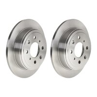 2 brake discs full Ø 239 mm 10 mm BREMBO for ROVER...