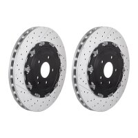 2 brake discs Ø 360 mm 32 mm coated BREMBO for...
