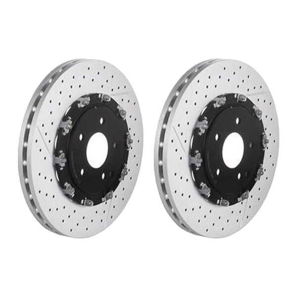 2 brake discs Ø 340 mm 32 mm coated BREMBO for MERCEDES-BENZ SLK and others