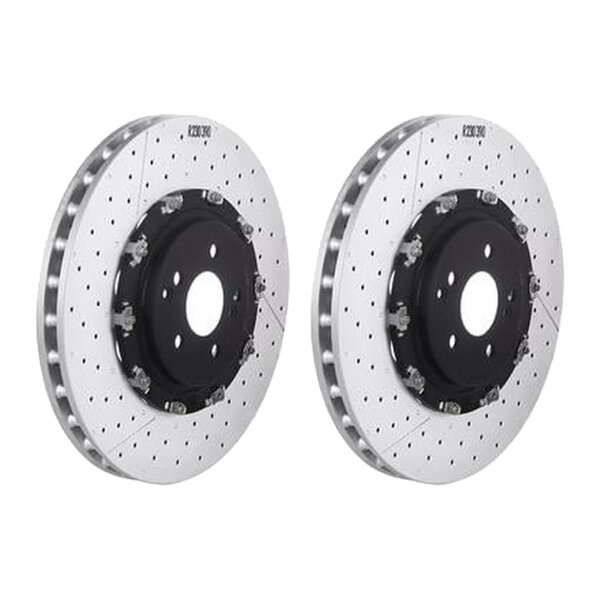 2 brake discs Ø 390 mm 36 mm coated BREMBO for e.g. MERCEDES-BENZ SL