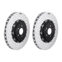 2 brake discs Ø 390 mm 36 mm coated BREMBO for...