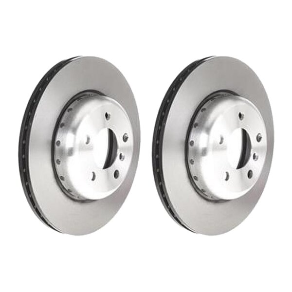 2 brake discs Ø 330 mm 24 mm coated BREMBO for BMW 5 Series and others