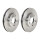 2 brake discs ventilated Ø 270 mm 28 mm BREMBO for e.g. MITSUBISHI L200