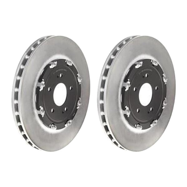 2 brake discs Ø 350 mm 32 mm coated BREMBO for MITSUBISHI LANCER