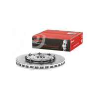 2 brake discs Ø 350 mm 32 mm coated BREMBO for MITSUBISHI LANCER