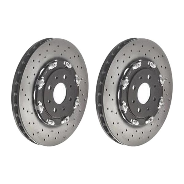 2 Bremsscheiben Ø 305 mm 28 mm beschichtet BREMBO für u.a. ABARTH 500