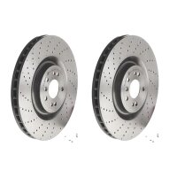 2 brake discs ventilated Ø 375 mm 36 mm BREMBO for...