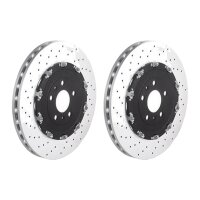 2 brake discs Ø 365 mm 34 mm coated BREMBO...