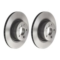 2 brake discs ventilated Ø 330 mm 20 mm coated...