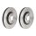 2 brake discs internally ventilated Ø 330 mm 26 mm coated BREMBO for MINI MINI