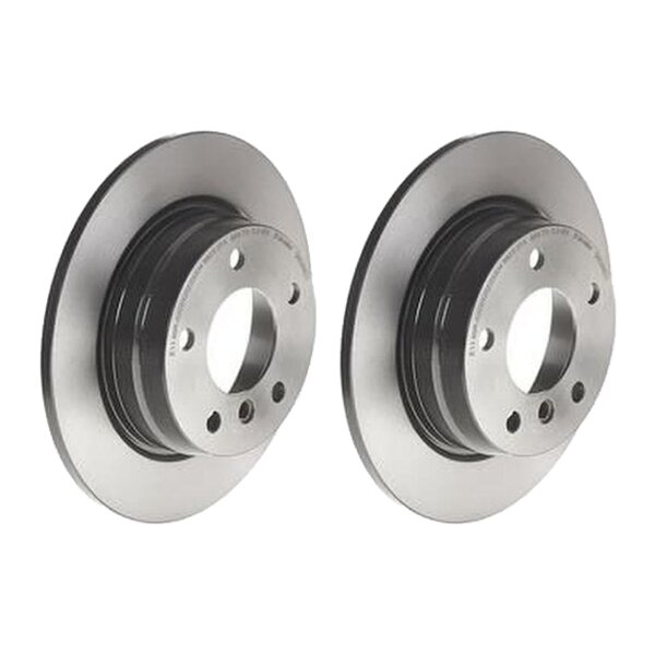 2 brake discs full Ø 280 mm 10 mm coated BREMBO for BMW 3 Series and others