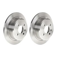 2 brake discs full Ø 258 mm 10 mm BREMBO suitable...