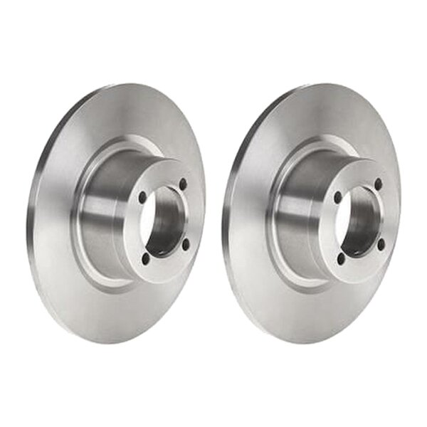 2 brake discs full Ø 240 mm 10 mm BREMBO for BMW 1 Series502-2002 and others