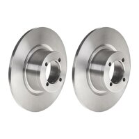 2 brake discs full Ø 240 mm 10 mm BREMBO for BMW 1...