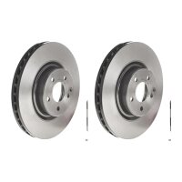 2 brake discs ventilated Ø 330 mm 32 mm BREMBO for...