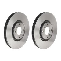 2 brake discs ventilated Ø 302 mm 26 mm BREMBO for...