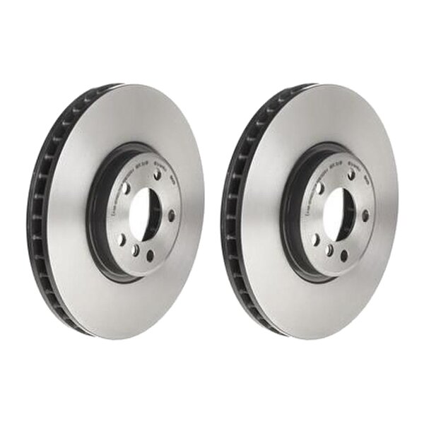 2 brake discs internally ventilated Ø 356 mm 36 mm coated BREMBO for BMW X5